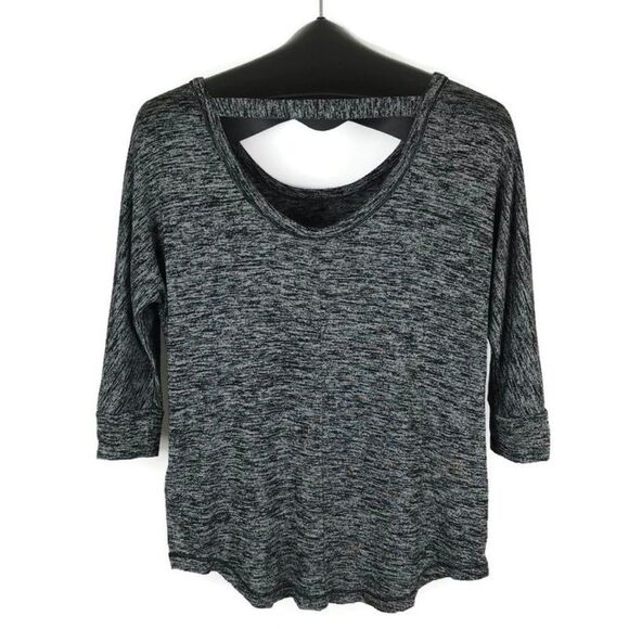 Rock & Republic Scoop Neck Cutout Sweater Women's Size Small Pullover Stretch - Picture 2 of 6